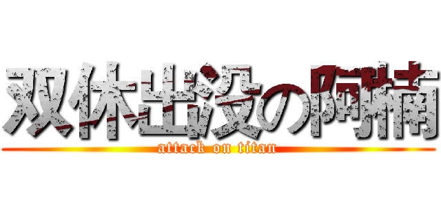 双休出没の阿楠 (attack on titan)