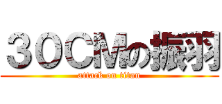 ３０ＣＭの振羽 (attack on titan)