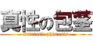 真性の包茎 (Intrinsic phimosis)