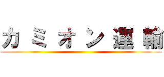 カ ミ オ ン 運 輸 ()