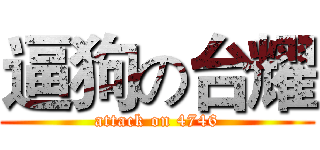 逼狗の台耀 (attack on 4746)