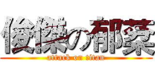 俊傑の郁棻 (attack on titan)