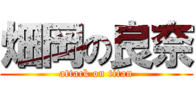 畑岡の良奈 (attack on titan)