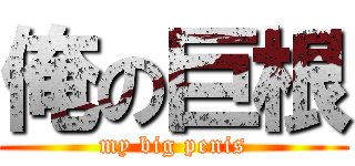 俺の巨根 (my big penis)
