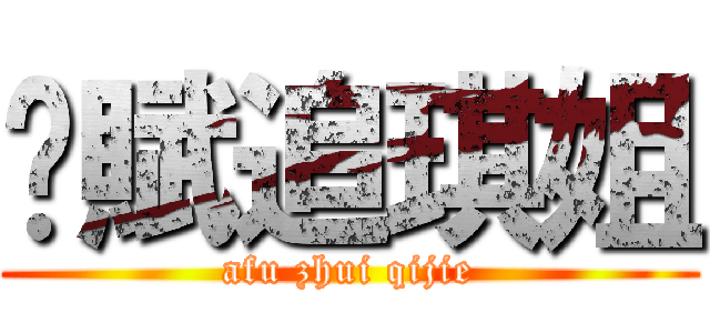 啊賦追琪姐 (afu zhui qijie)