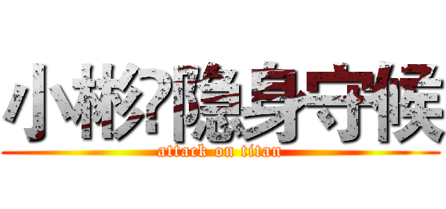 小彬🍃隐身守候 (attack on titan)