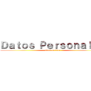 Ｄａｔｏｓ Ｐｅｒｓｏｎａｌｅｓ (attack on titan)