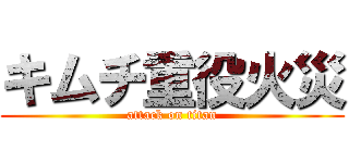 キムチ重役火災 (attack on titan)