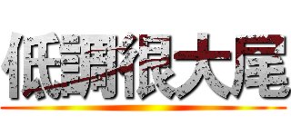 低調很大尾 ()