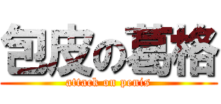包皮の葛格 (attack on penis)