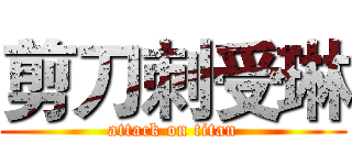 剪刀刺受琳 (attack on titan)