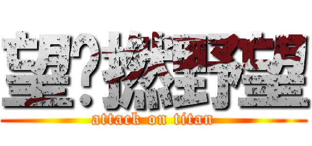 望乜撚野望 (attack on titan)
