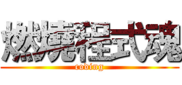 燃燒程式魂 (coding)