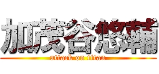加茂谷悠輔 (attack on titan)