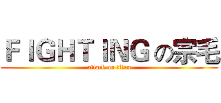 ＦＩＧＨＴＩＮＧ の宗毛 (attack on titan)