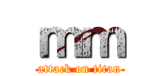 ｍｍ (attack on titan)