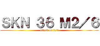 ＳＫＮ ３６ Ｍ２／６ (attack on 2/6)
