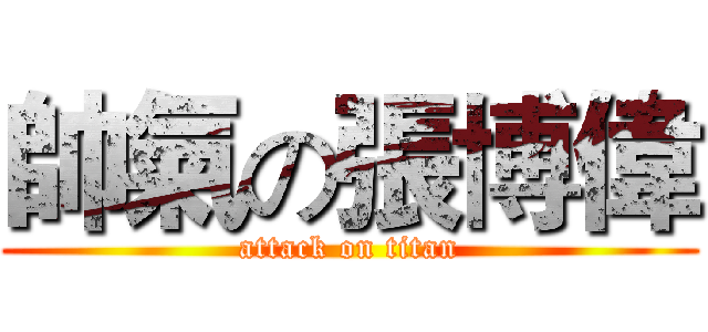 帥氣の張博偉 (attack on titan)