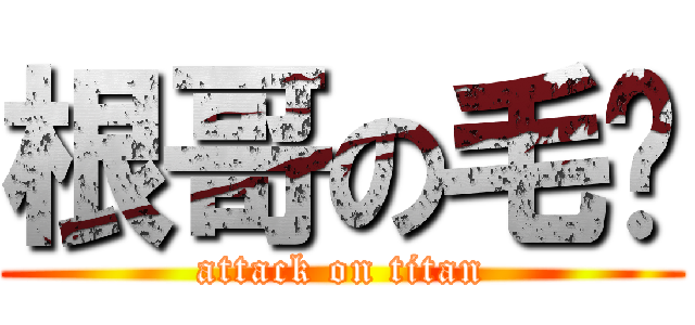 根哥の毛线 (attack on titan)