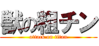 獣の粗チン (attack on titan)