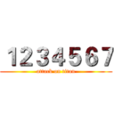 １２３４５６７ (attack on titan)