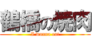 鶴橋の焼肉 (I wanna eat)