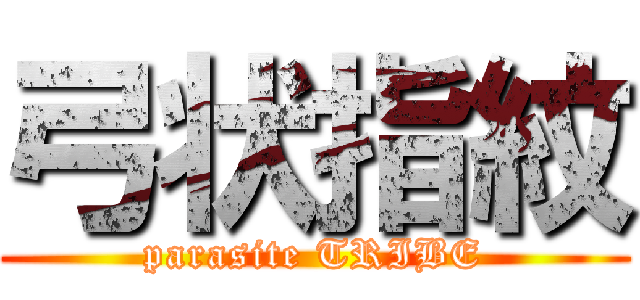 弓状指紋 (parasite TRIBE)