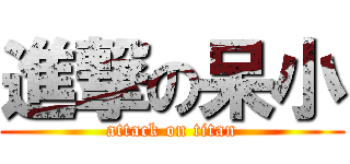 進撃の呆小 (attack on titan)