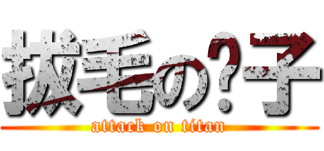 拔毛の桌子 (attack on titan)