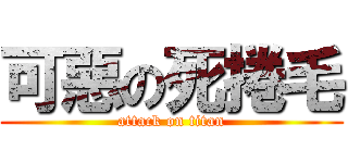 可惡の死捲毛 (attack on titan)