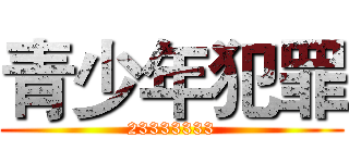 青少年犯罪 (23333333)