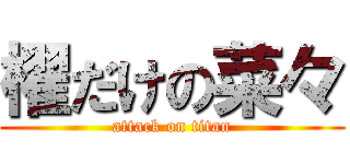 櫂だけの菜々 (attack on titan)