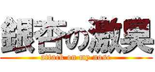 銀杏の激臭 (attack on my nose)