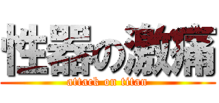 性器の激痛 (attack on titan)