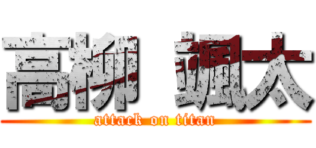 高柳 颯太 (attack on titan)