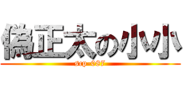 偽正太の小小 (scp-087)