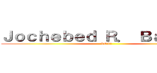 Ｊｏｃｈｅｂｅｄ Ｒ． Ｂａｍｂｏａ (LOL!)