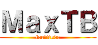 ＭａｘＴＢ (fortitude)