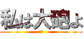 私は大砲よ (戦車)