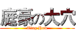 庭豪の大穴 (Ting How)