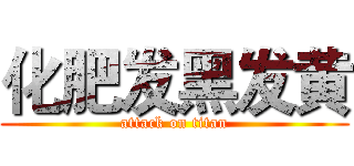 化肥发黑发黄 (attack on titan)