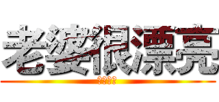 老婆很漂亮 (沒有缺點)