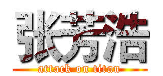 张芳浩 (attack on titan)