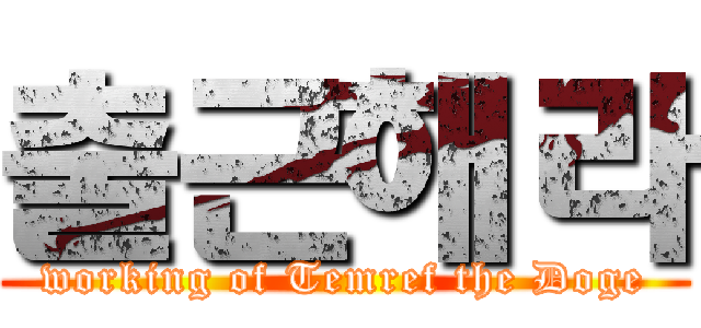 출근해라 (working of Temref the Doge)