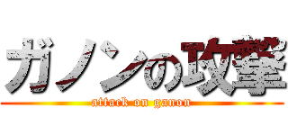 ガノンの攻撃 (attack on ganon)