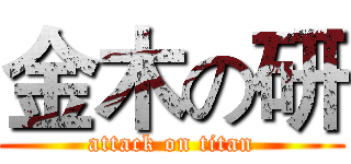 金木の研 (attack on titan)