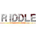 ＲＩＤＤＬＥ (WONDER BOY)