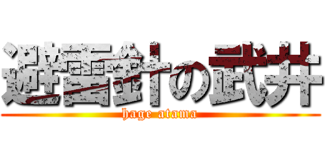 避雷針の武井 (hage atama)