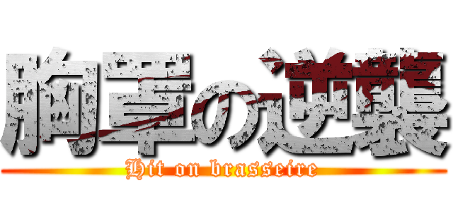 胸罩の逆襲 (Hit on brasseire)