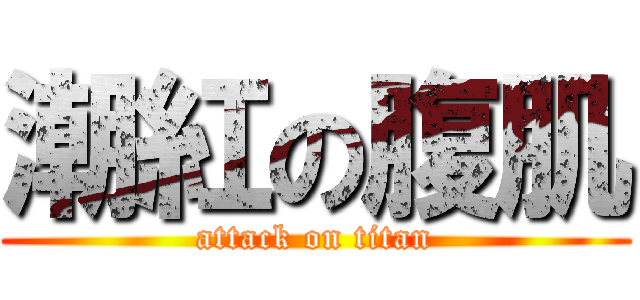 潮紅の腹肌 (attack on titan)